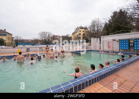 Thermes Gellert à Budapest, Hongrie Banque D'Images