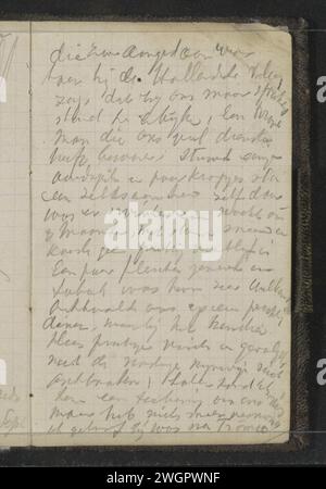 Travelogue, c. 1880 page 107 recto d'un carnet de croquis de 110 feuilles destiné à l'expédition à Nova Zembla en 1880. crayon Banque D'Images