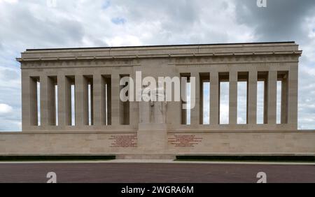 Monument commémoratif de guerre américain de Château-Thierry, Château-Thierry, Aisne, France. Banque D'Images