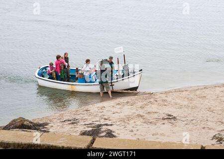 Un ferry de Barmouth, Gwynedd Wales Banque D'Images