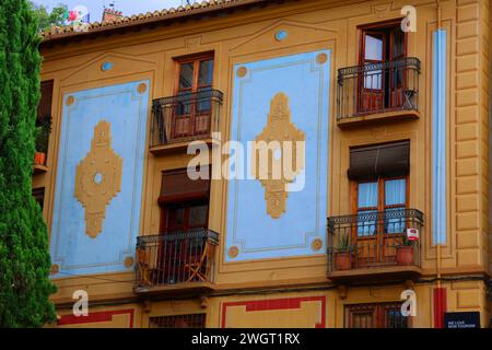 ©Sylvestre/MAXPPP - Grenade Spain 06/02/2024 ; rue de l'albaycin;ancien quartier arabe Banque D'Images