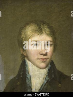 Portrait de Hendrik Arend van den Brink à l'âge de dix-sept ans, Benjamin Wolff, 1800 peinture Portrait de Hendrik Arend van den Brink (1783-1852) à l'âge de dix-sept ans. Buste, légèrement vers la droite. toile. peinture à l'huile (peinture) personnes historiques Banque D'Images