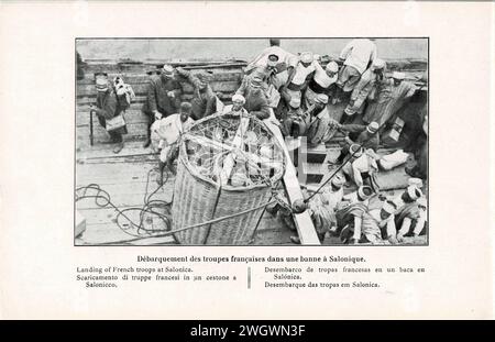 Armée française-1916-service photo-a40. Banque D'Images