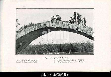 Armée française-1916-service photo-a43. Banque D'Images