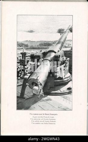 Armée française-1916-service photo-a42. Banque D'Images