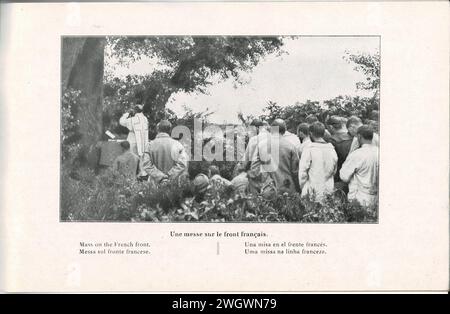 Armée française-1916-service photo-a47. Banque D'Images