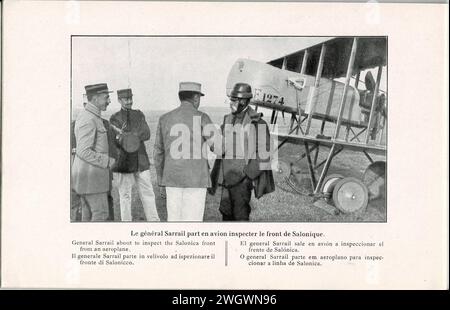Armée française-1916-service photo-a44. Banque D'Images