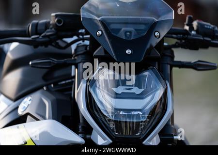 gros plan moto ducati ktm bmw moto cross et personnalisation Banque D'Images