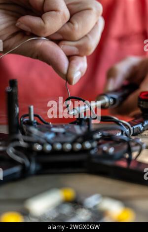 Photo de drone fpv et stabilisé custom et DJI type mavic et inspire ansi que de course de drone Racing Banque D'Images