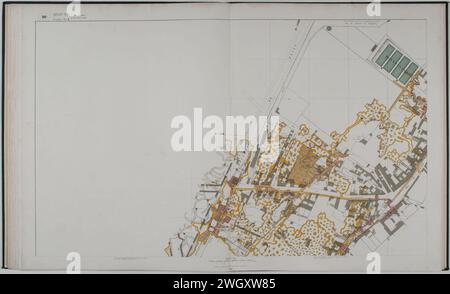 Atlas souterrain de la ville de Paris - 21. Boulevard de Longchamp, rue de Chaillot - BHVP. Banque D'Images