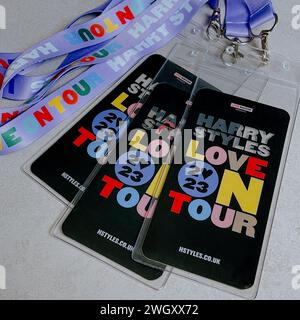 Longe Harry Styles Love on Tour et billet de collection Australie 2023 Banque D'Images