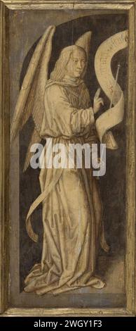 Attribué au Maître de la légende de Sainte Ursule - Ange annunciate, Cat. 322b. Banque D'Images