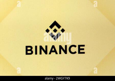 Logo/ Markenname/ marque: Binance, Berlin (nur fuer redaktionelle Verwendung. Keine Werbung. Banque de référence : http://www.360-berlin.de. © Jens Banque D'Images