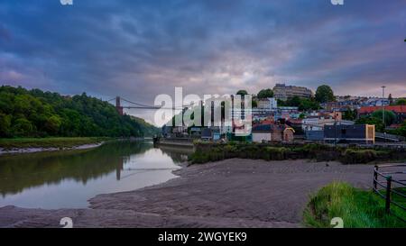 Bristol, Royaume-Uni - 11 août 2023 : pont suspendu de Clifton, Bristol Banque D'Images
