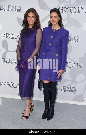 Teri Hatcher mit Tochter Emerson Tenney BEI der MARC CAIN DÉFILÉ im Rahmen der Berlin Fashion week Herbert/hiver 2024 in der Arena Berlin à Berlin AM 06.02.2024 *** Teri Hatcher avec sa fille Emerson Tenney à la MODE MARC CAIN SPECTACLE dans le cadre de la Berlin Fashion week Herbert hiver 2024 à l'Arena Berlin à Berlin le 06 02 2024 Banque D'Images