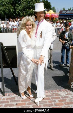 David Hasselhoff et Catherine Hickland crédit de 1980 : Ralph Dominguez/MediaPunch Banque D'Images