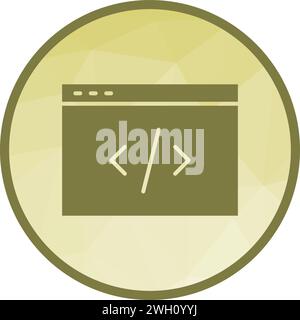 Image vectorielle d'icône de code. Illustration de Vecteur