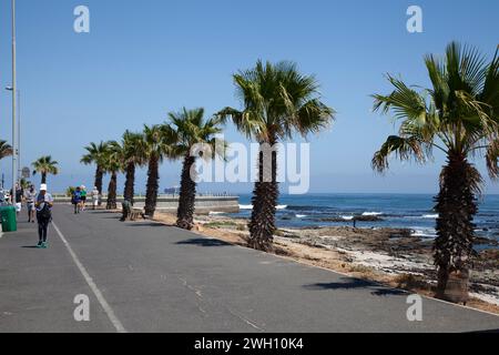 Mouille point Promenade au Cap, Afrique du Sud Banque D'Images