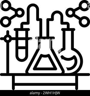 Icône pour chem, science Illustration de Vecteur