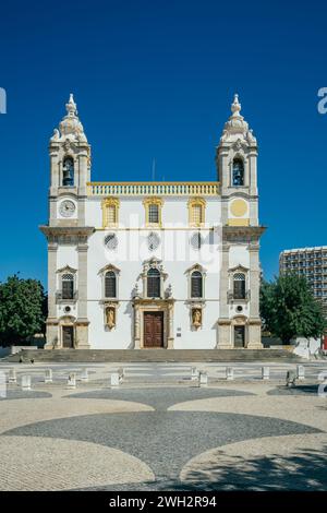 Église Carmo à Faro, Portugal Banque D'Images