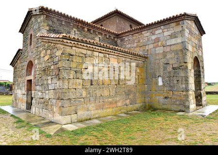 Église San Pedro de la Nave visigothic de 7-8e siècles. El Campillo, province de Zamora, Castilla y Leon, Espagne. Banque D'Images