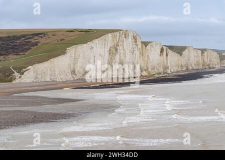 Cuckmere Haven, Seaford, East Sussex, Royaume-Uni Banque D'Images