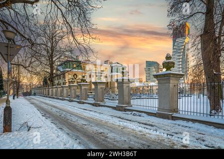 Les plus hauts gratte-ciel de Rzeszów, Pologne. Banque D'Images