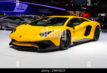 Lamborghini Aventador LP 750-4 SuperVeloce Banque D'Images