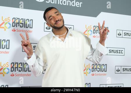 Omar assiste au concert David Bisbal 'Los40 Basico Santander' au théâtre Eslava le 7 février 2024 à Madrid, en Espagne. Banque D'Images