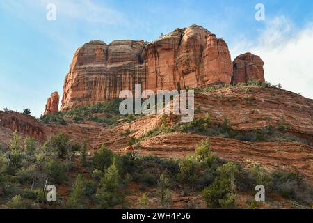 Nature pittoresque de Sedona, Arizona et les formations rocheuses naturelles. Banque D'Images