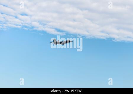 Rome, GA, États-Unis- 14 octobre 2018 : un avion de chasse de l'US Air Force effectuant des sorties lors d'une session d'entraînement en Géorgie, États-Unis Banque D'Images