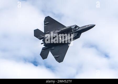 Rome, GA, États-Unis- 14 octobre 2018 : un avion de chasse de l'US Air Force effectuant des sorties lors d'une session d'entraînement en Géorgie, États-Unis Banque D'Images