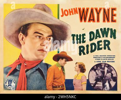 The Dawn Rider (Monogram, 1935). Demi-feuille Banque D'Images