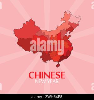 Icône de vecteur d'illustration du nouvel an chinois vecteur d'icône de l'année chinoise Illustration de Vecteur