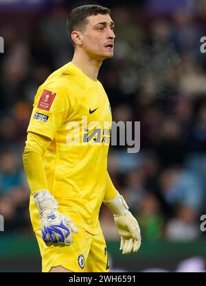 Birmingham, Royaume-Uni. 7 février 2024. Djordje Petrović de Chelsea lors du match de FA Cup à Villa Park, Birmingham. Le crédit photo devrait se lire : Andrew Yates/Sportimage crédit : Sportimage Ltd/Alamy Live News Banque D'Images