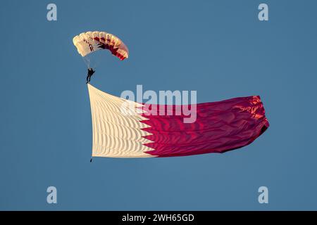 Parachutisme Team Lekhwiya Forces Katara Events AFC Cup 2023 Banque D'Images