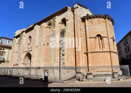 Ville de Zamora, église Santa Maria Magdalena (roman 12-13ème siècles). Castilla y Leon, Espagne. Banque D'Images