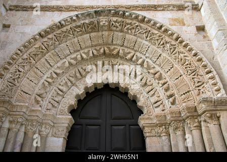 Ville de Zamora, église Santa Maria Magdalena (roman 12-13ème siècles). Castilla y Leon, Espagne. Banque D'Images