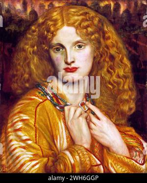 Dante Gabriel Rossetti (1828-1882), britannique, confrérie préraphaélite - Hélène de Troie [1863] Banque D'Images