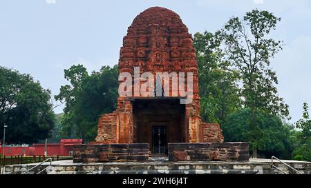 INDE, CHHATTISGARH, MAHASAMUND, septembre 2023, Laxman Temple, il a été construit par la reine Vasata, veuve mère de Panduvamsi Roi Mahasiva Gupta Bajarju Banque D'Images