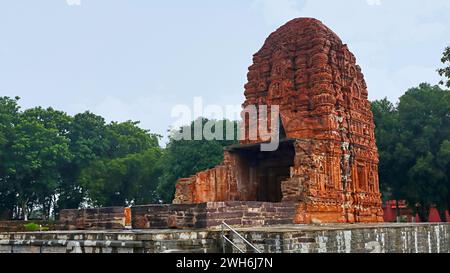 Vue du temple Laxman, Sirpur, Mahasamund, Chhattisgarh, Inde. Banque D'Images