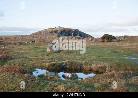 Vues de Bodmin Moor près des Minions en Cornouailles au Royaume-Uni Banque D'Images