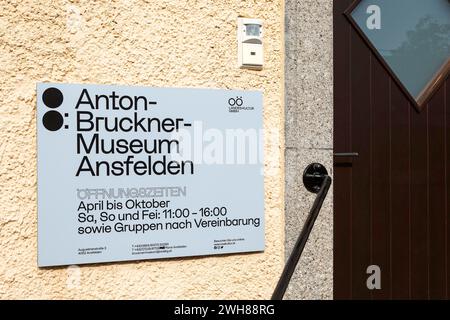 Musée Anton Bruckner, Ansfelden, haute-Autriche, Autriche Banque D'Images