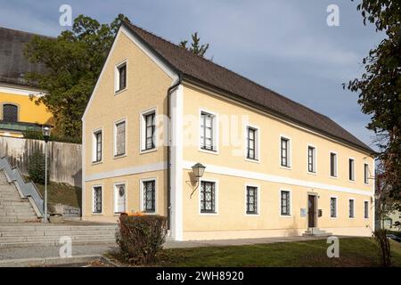 Anton Bruckner, lieu de naissance et musée, Ansfelden, haute-Autriche, Autriche Banque D'Images