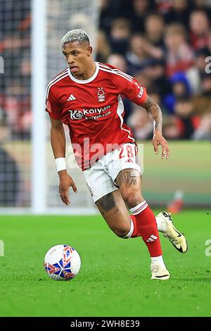 Nottingham, Royaume-Uni. 07 février 2024. Danilo de Nottingham Forest pendant le match de 4e tour du Nottingham Forest FC contre Bristol City FC Emirates FA Cup au City Ground, Nottingham, Angleterre, Royaume-Uni le 7 février 2024 Credit : Every second Media/Alamy Live News Banque D'Images