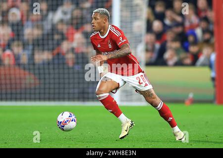 Nottingham, Royaume-Uni. 07 février 2024. Danilo de Nottingham Forest pendant le match de 4e tour du Nottingham Forest FC contre Bristol City FC Emirates FA Cup au City Ground, Nottingham, Angleterre, Royaume-Uni le 7 février 2024 Credit : Every second Media/Alamy Live News Banque D'Images