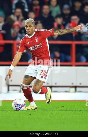 Nottingham, Royaume-Uni. 07 février 2024. Danilo de Nottingham Forest pendant le match de 4e tour du Nottingham Forest FC contre Bristol City FC Emirates FA Cup au City Ground, Nottingham, Angleterre, Royaume-Uni le 7 février 2024 Credit : Every second Media/Alamy Live News Banque D'Images