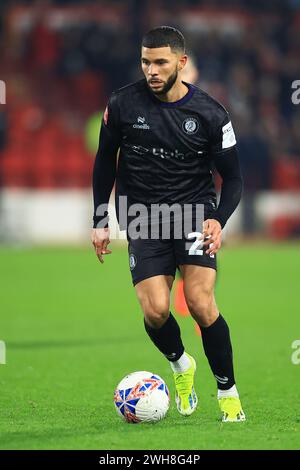 Nottingham, Royaume-Uni. 07 février 2024. Nahki Wells de Bristol City pendant le match de 4e tour du Nottingham Forest FC contre Bristol City FC Emirates FA Cup au City Ground, Nottingham, Angleterre, Royaume-Uni le 7 février 2024 Credit : Every second Media/Alamy Live News Banque D'Images