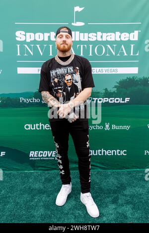 Las Vegas, États-Unis. 08th Feb, 2024. Max Crosby, Defensive End, Las Vegas Raiders, assiste au Sports Illustrated Invitational au TPC Las Vegas pendant la semaine du Super Bowl à Las Vegas, Nevada, le 8 février 2024. (Travis P Ball/Sipa USA) crédit : Sipa USA/Alamy Live News Banque D'Images