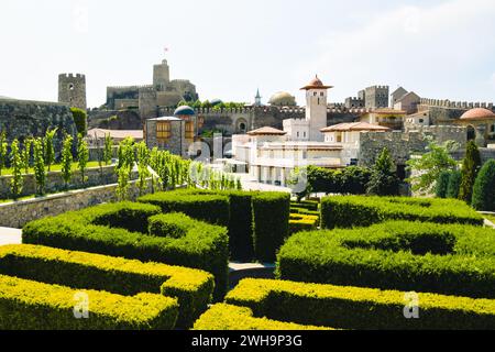 Château de Rabati, Akhlatsikhe, Géorgie - Mai 2017 : vue panoramique de la ville médiévale reconstruite - Château. Patrimoine architectural et historique de Banque D'Images